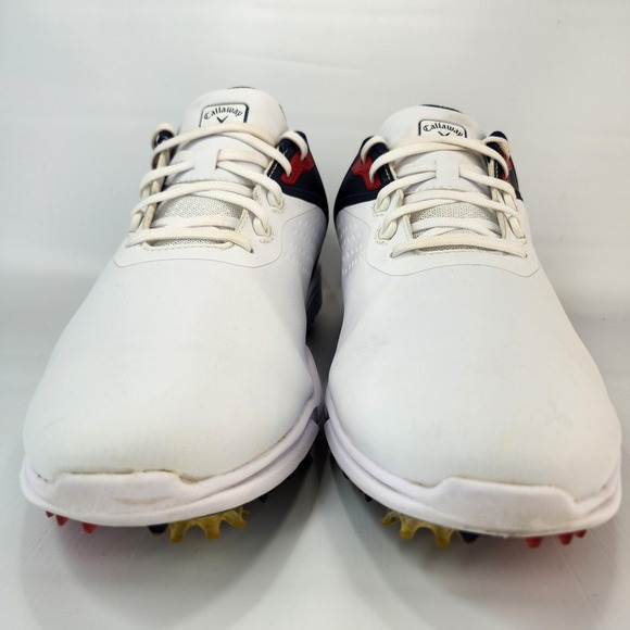 Callaway Fairways For Warriors Golf Shoes Mens Size 11 White Camo Links Sneakers - Picture 3 of 12